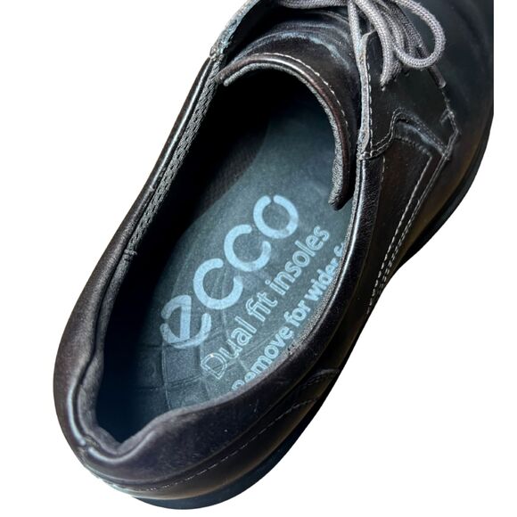 ECCO Men’s Leather Oxford Dress Shoes Brown US 10–10.5 Removable Dual Fit Insole main image 7